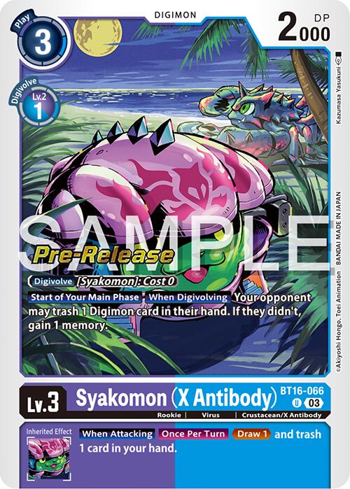 Syakomon (X Antibody) [BT16-066] [Beginning Observer Pre-Release Promos] | Devastation Store