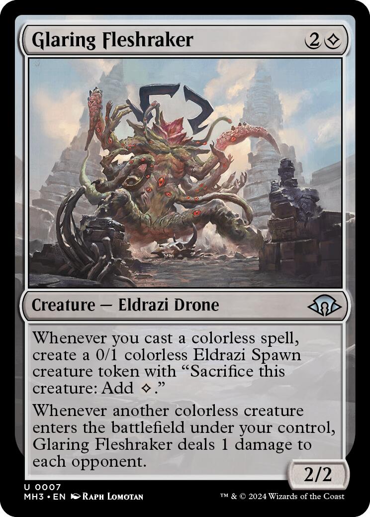 Glaring Fleshraker [Modern Horizons 3] | Devastation Store
