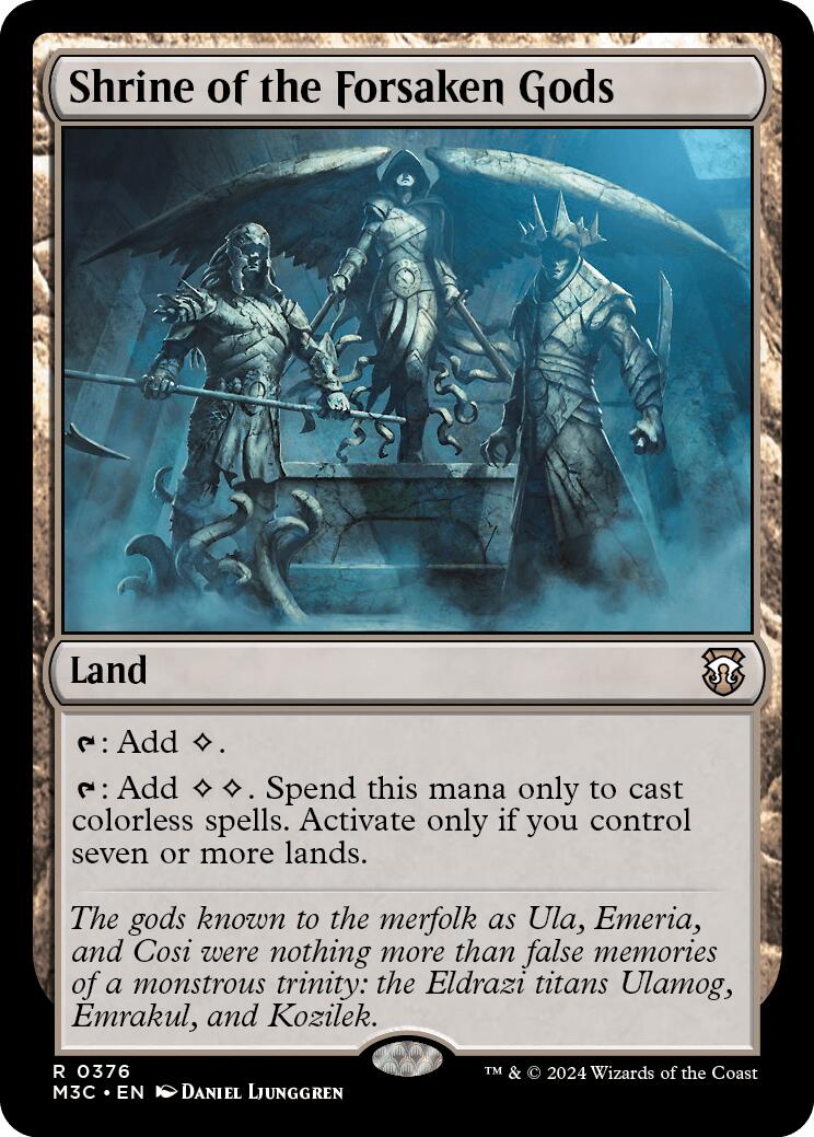 Shrine of the Forsaken Gods [Modern Horizons 3 Commander] | Devastation Store