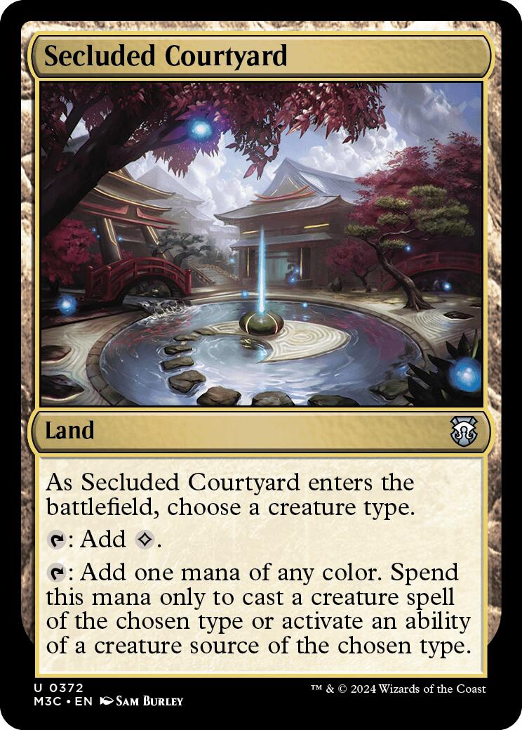 Secluded Courtyard [Modern Horizons 3 Commander] | Devastation Store