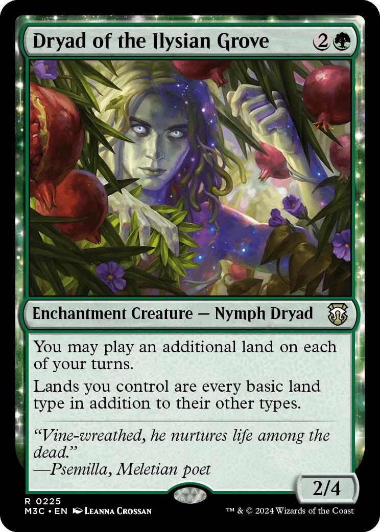 Dryad of the Ilysian Grove [Modern Horizons 3 Commander] | Devastation Store