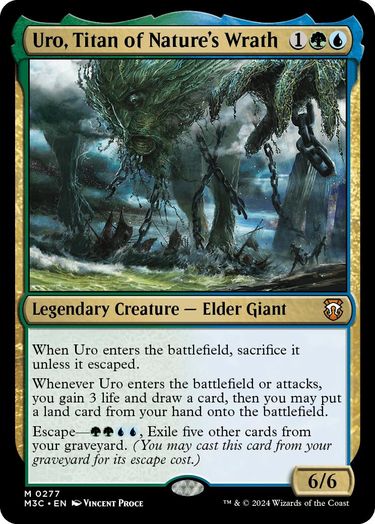 Uro, Titan of Nature's Wrath [Modern Horizons 3 Commander] | Devastation Store