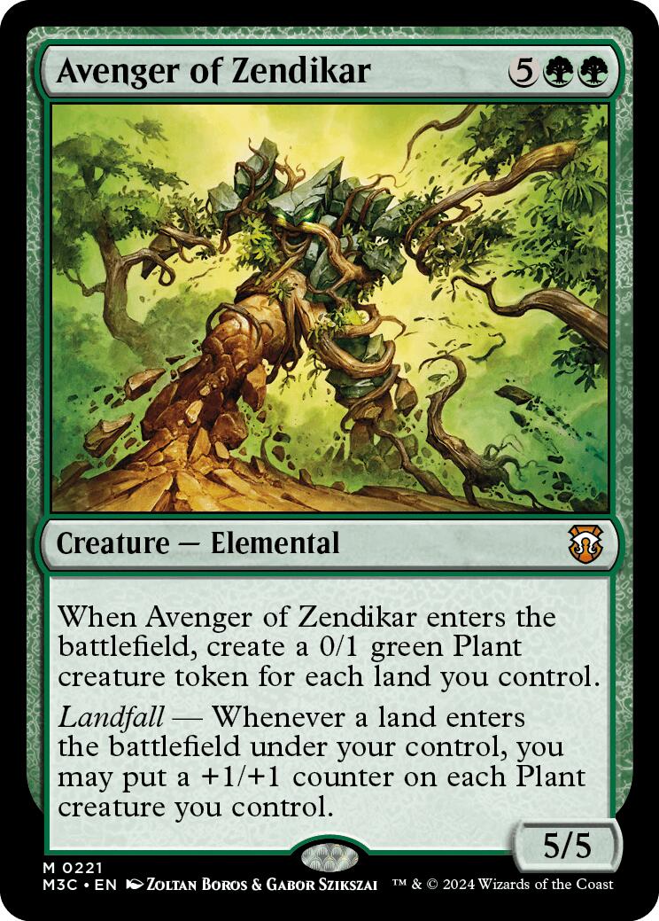 Avenger of Zendikar [Modern Horizons 3 Commander] | Devastation Store