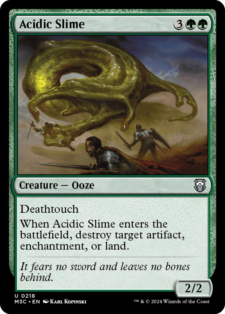 Acidic Slime [Modern Horizons 3 Commander] | Devastation Store