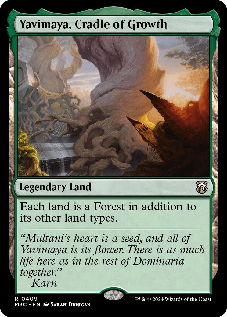 Yavimaya, Cradle of Growth [Modern Horizons 3 Commander] | Devastation Store