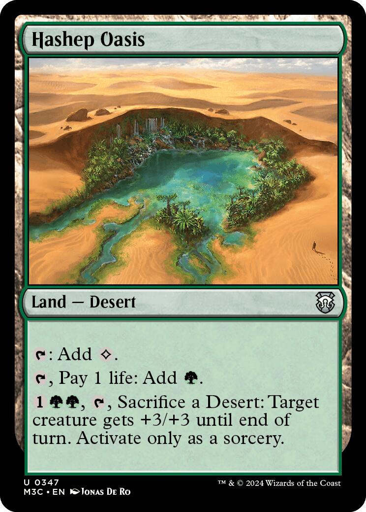 Hashep Oasis [Modern Horizons 3 Commander] | Devastation Store