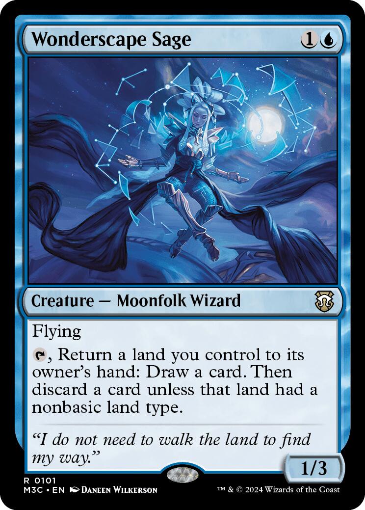 Wonderscape Sage [Modern Horizons 3 Commander] | Devastation Store