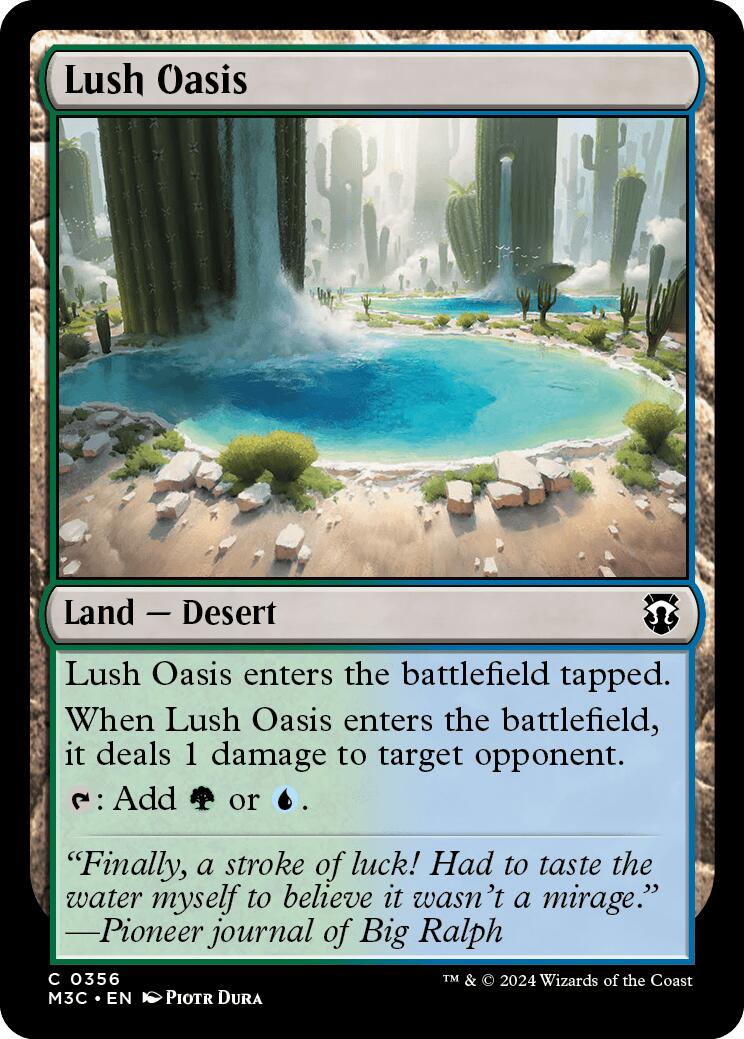Lush Oasis [Modern Horizons 3 Commander] | Devastation Store
