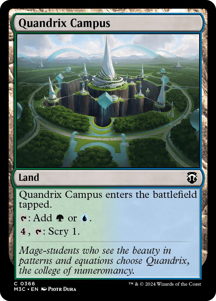 Quandrix Campus [Modern Horizons 3 Commander] | Devastation Store