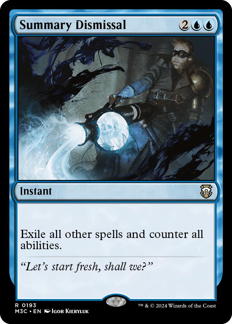 Summary Dismissal [Modern Horizons 3 Commander] | Devastation Store