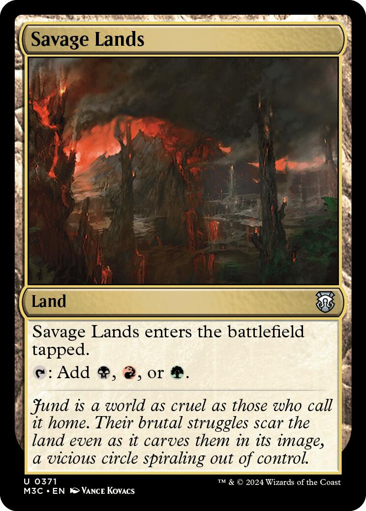 Savage Lands [Modern Horizons 3 Commander] | Devastation Store