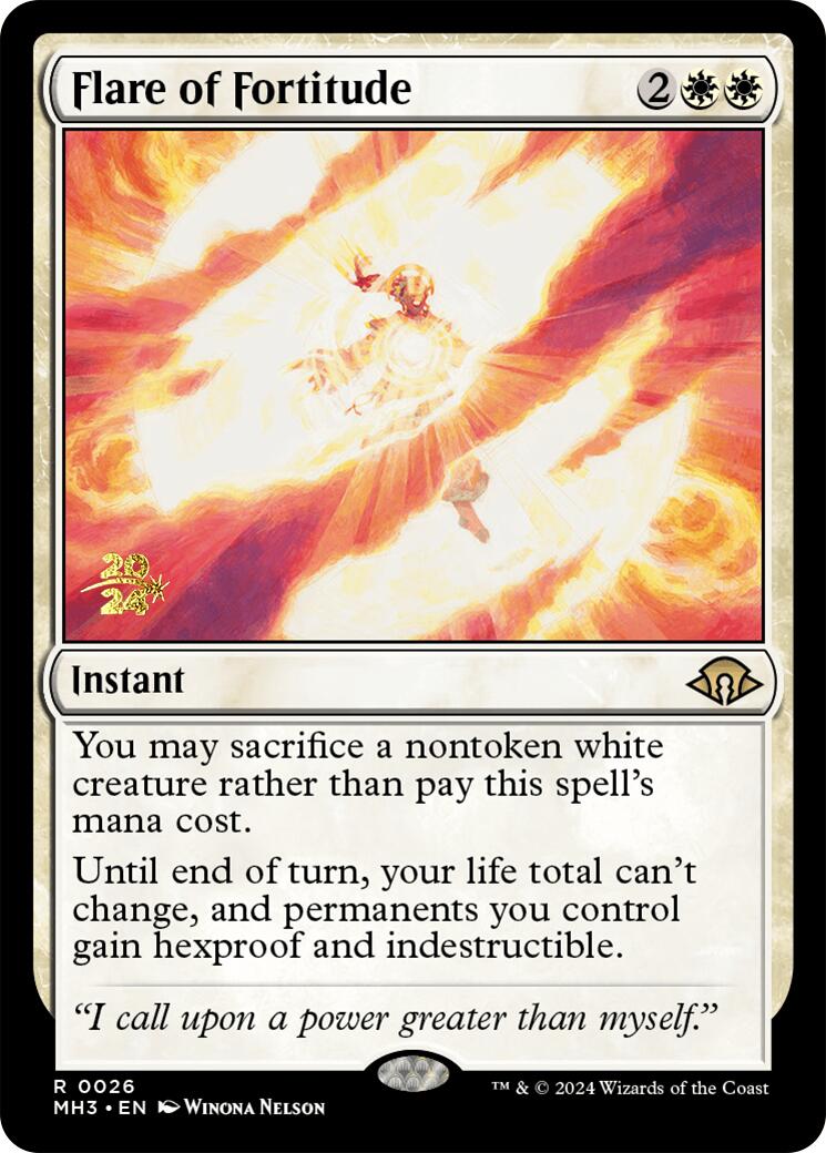 Flare of Fortitude [Modern Horizons 3 Prerelese Promos] | Devastation Store