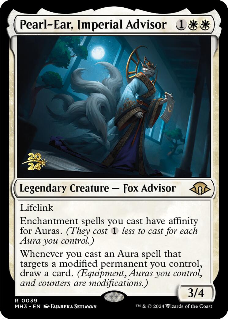 Pearl-Ear, Imperial Advisor [Modern Horizons 3 Prerelese Promos] | Devastation Store