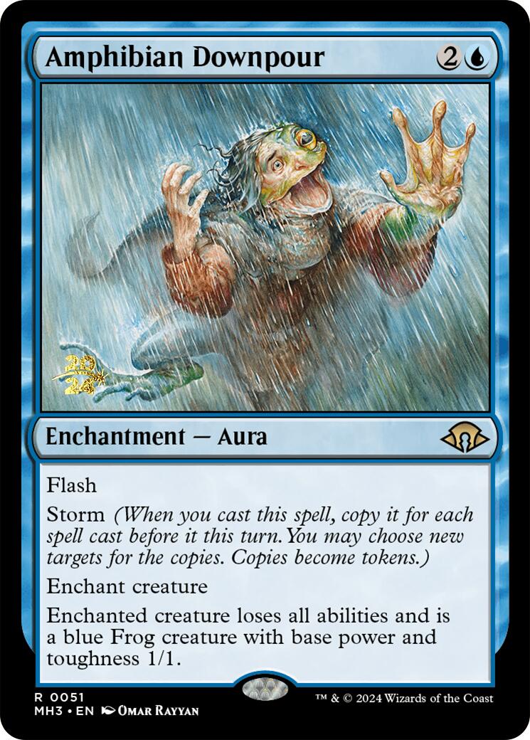 Amphibian Downpour [Modern Horizons 3 Prerelese Promos] | Devastation Store