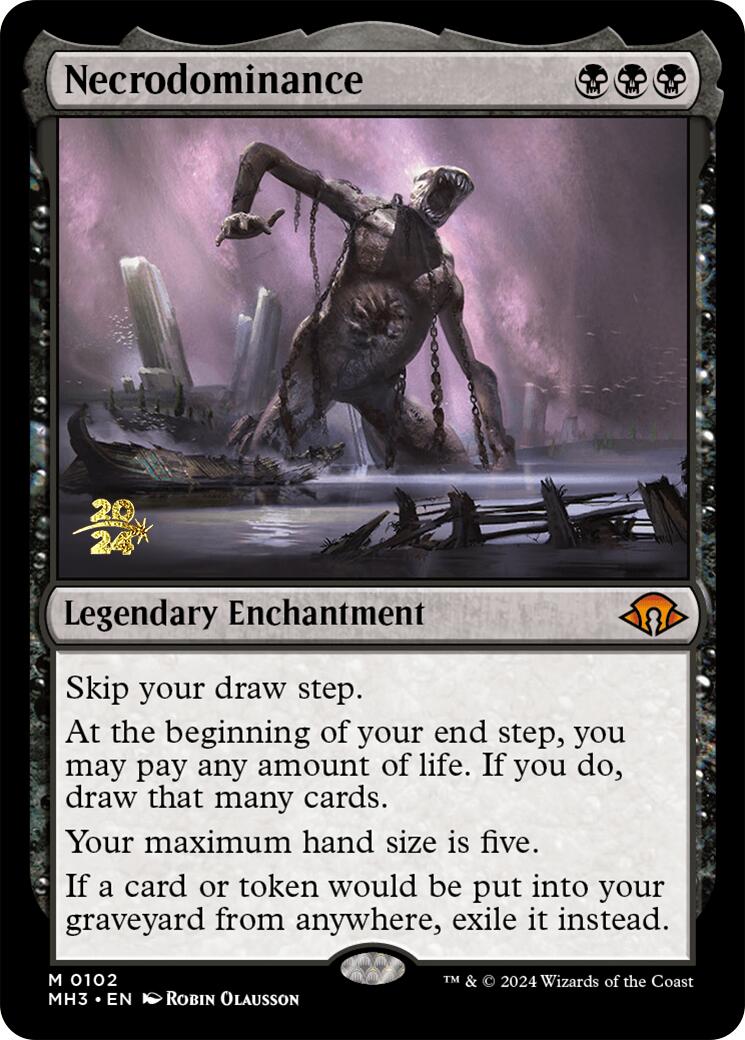 Necrodominance [Modern Horizons 3 Prerelese Promos] | Devastation Store