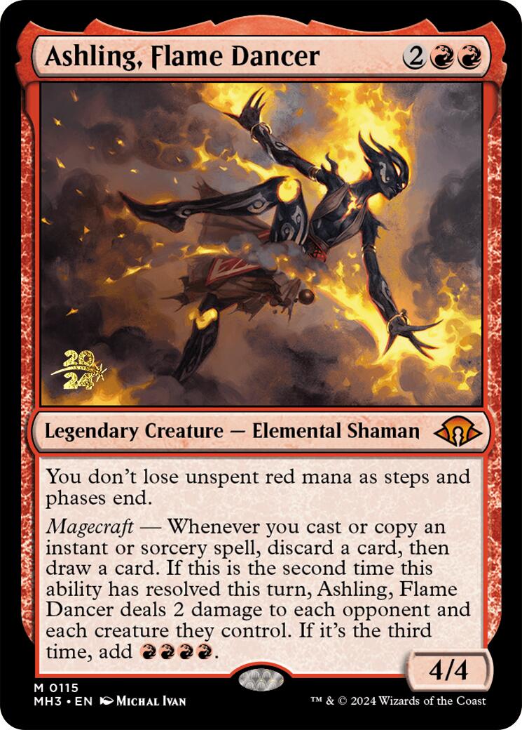 Ashling, Flame Dancer [Modern Horizons 3 Prerelese Promos] | Devastation Store