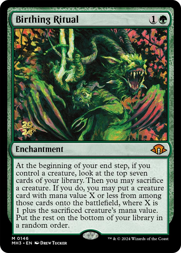 Birthing Ritual [Modern Horizons 3 Prerelese Promos] | Devastation Store