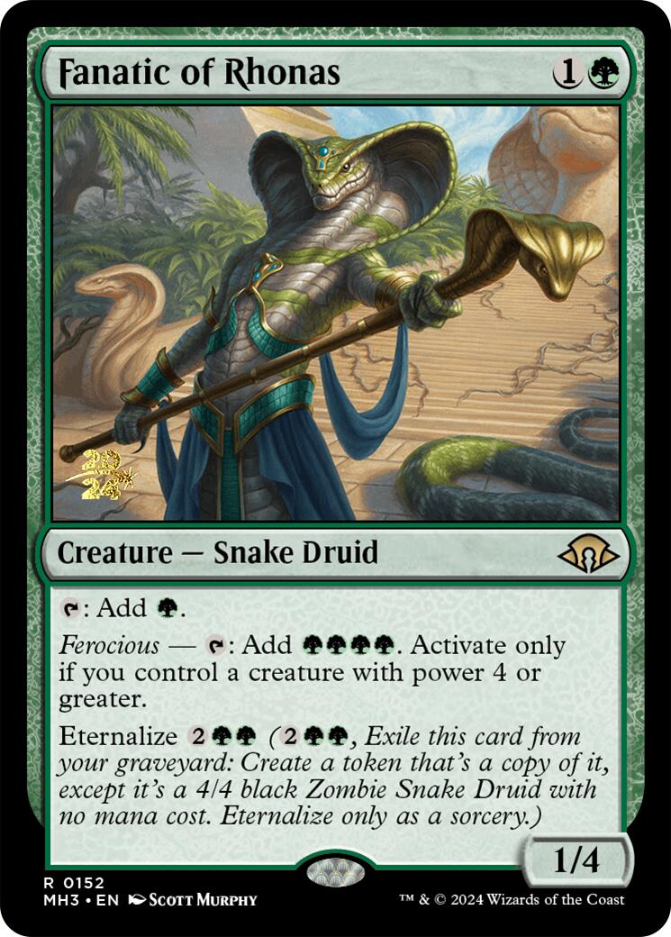 Fanatic of Rhonas [Modern Horizons 3 Prerelese Promos] | Devastation Store