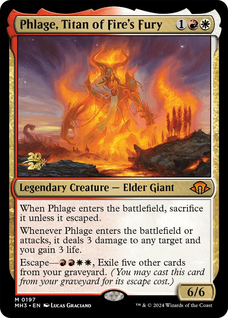 Phlage, Titan of Fire's Fury [Modern Horizons 3 Prerelese Promos] | Devastation Store