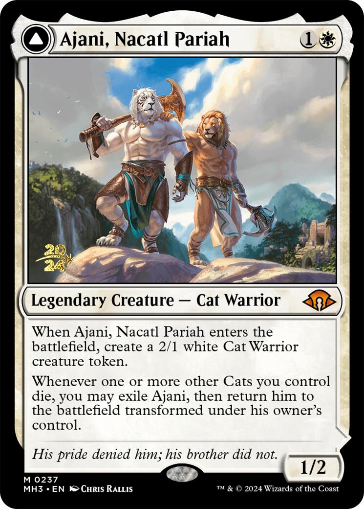 Ajani, Nacatl Pariah [Modern Horizons 3 Prerelese Promos] | Devastation Store