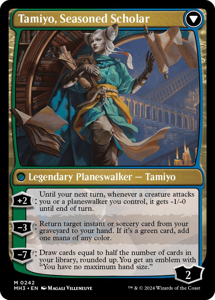 Tamiyo, Inquisitive Student [Modern Horizons 3 Prerelese Promos] | Devastation Store