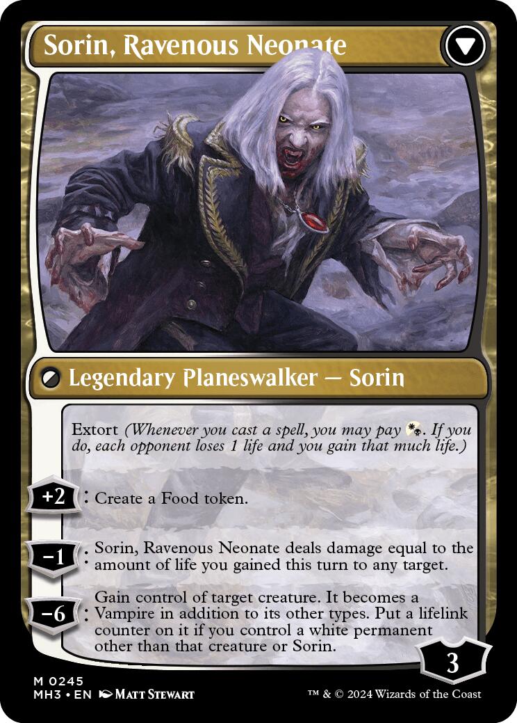 Sorin of House Markov [Modern Horizons 3 Prerelese Promos] | Devastation Store