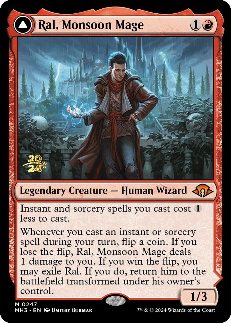 Ral, Monsoon Mage [Modern Horizons 3 Prerelese Promos] | Devastation Store
