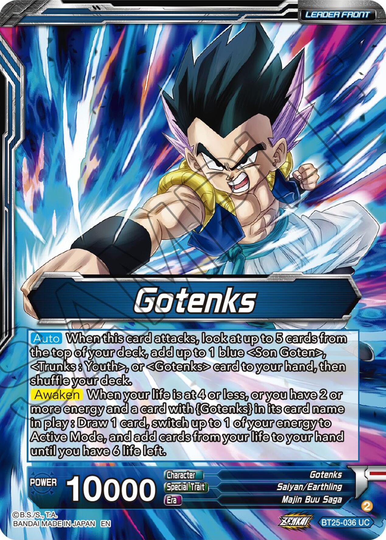 Gotenks // SS3 Gotenks, Power of the Strongest Rookie (BT25-036) [Legend of the Dragon Balls] | Devastation Store