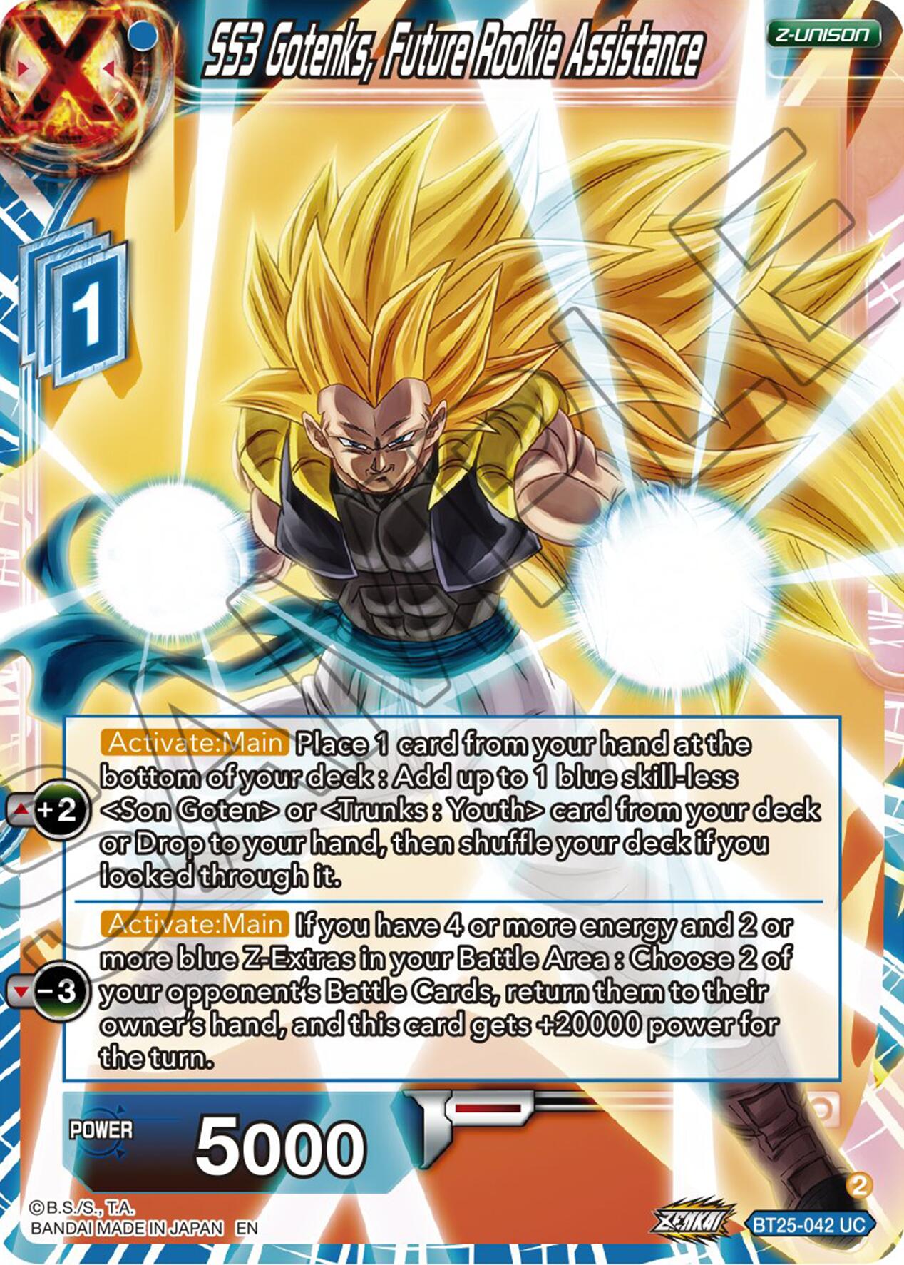 SS3 Gotenks, Future Rookie Assitance (BT25-042) [Legend of the Dragon Balls] | Devastation Store