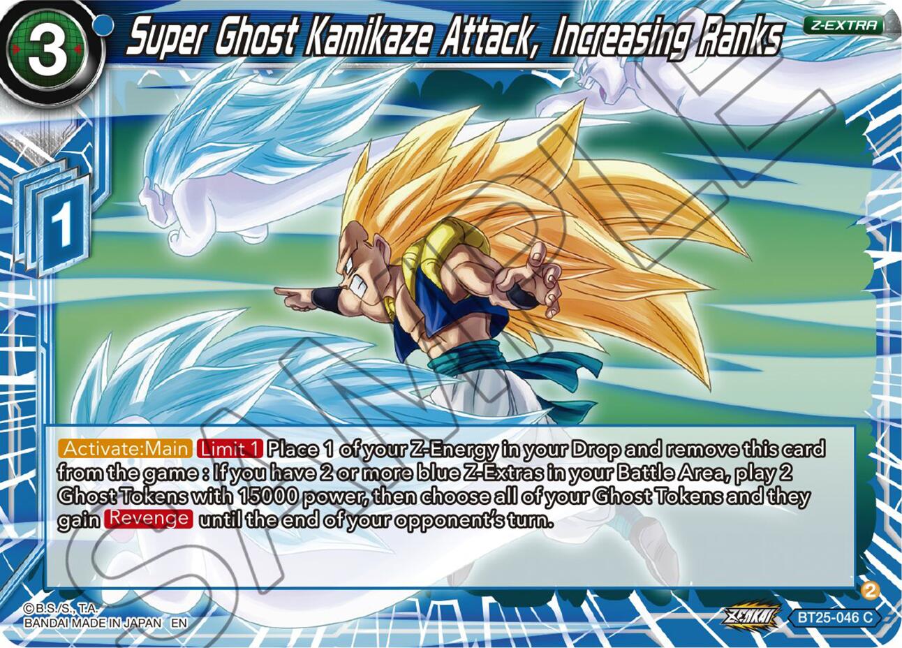 Super Ghost Kamikaze Attack, Increasing Ranks (BT25-046) [Legend of the Dragon Balls] | Devastation Store