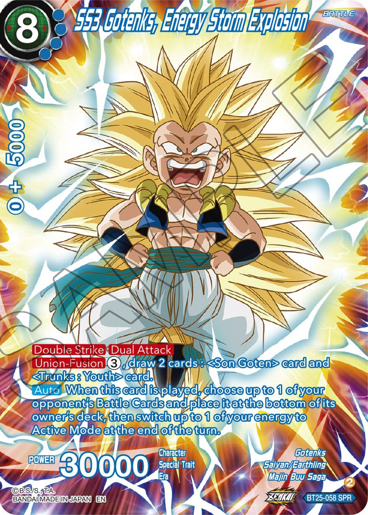 SS3 Gotenks, Energy Storm Explosion (BT25-058) [Legend of the Dragon Balls] | Devastation Store
