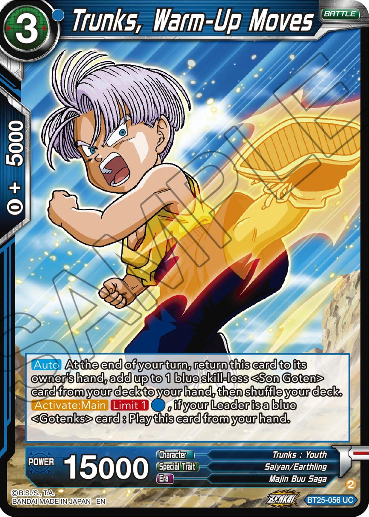 Trucks, Warm-Up Moves (BT25-056) [Legend of the Dragon Balls] | Devastation Store