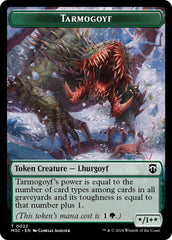 Tarmogoyf // Saproling Double-Sided Token [Modern Horizons 3 Commander Tokens] | Devastation Store