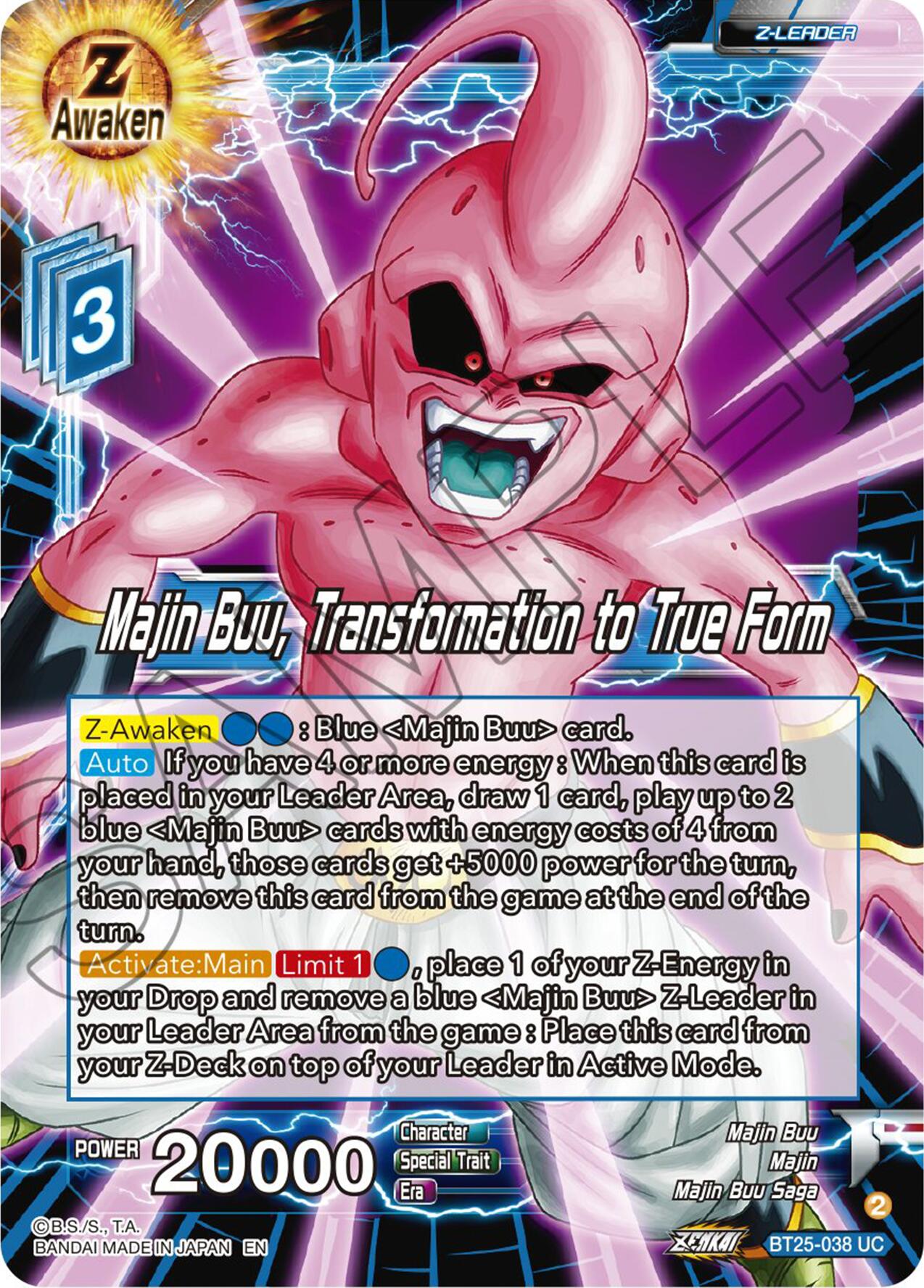 Majin Buu, Transformation to True Form (BT25-038) [Legend of the Dragon Balls] | Devastation Store