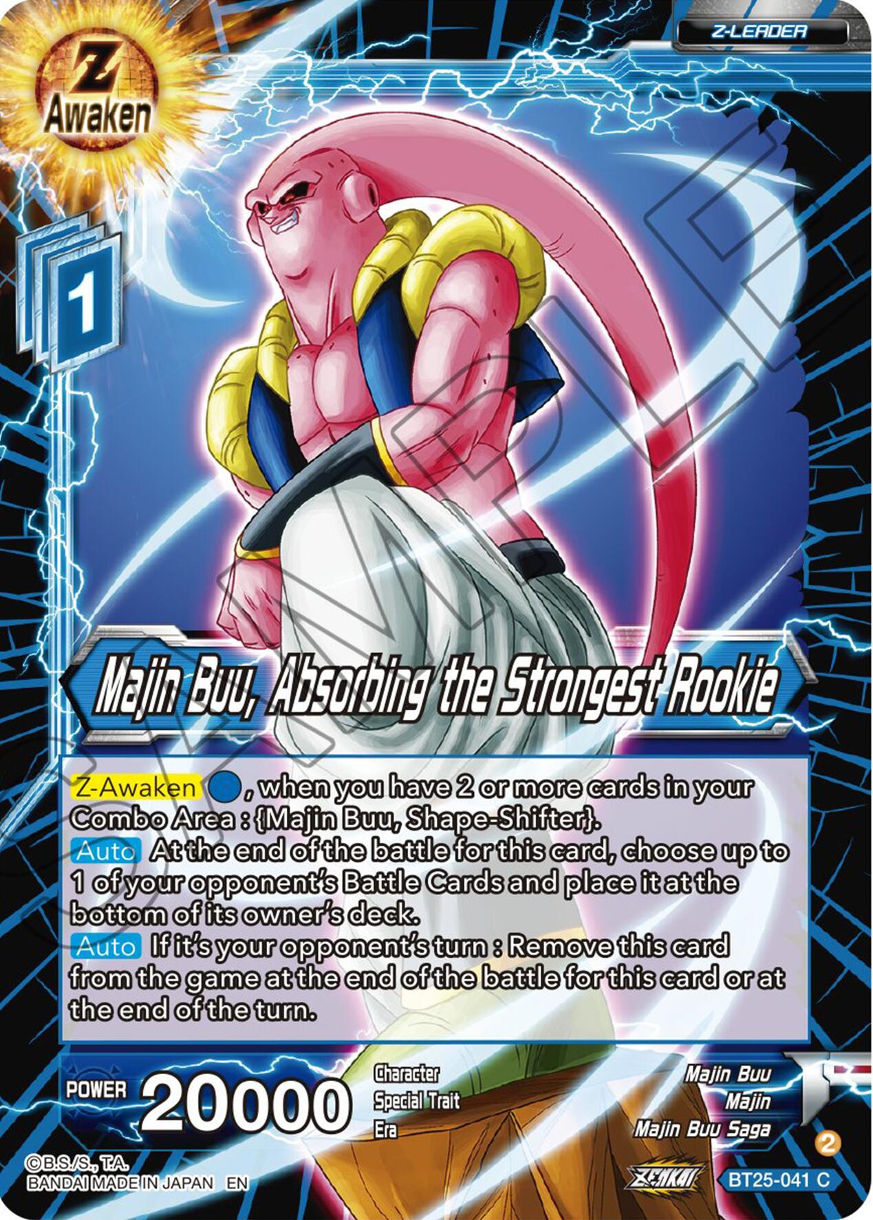 Majin Buu, Absorbing the Strongest Rookie (BT25-041) [Legend of the Dragon Balls] | Devastation Store
