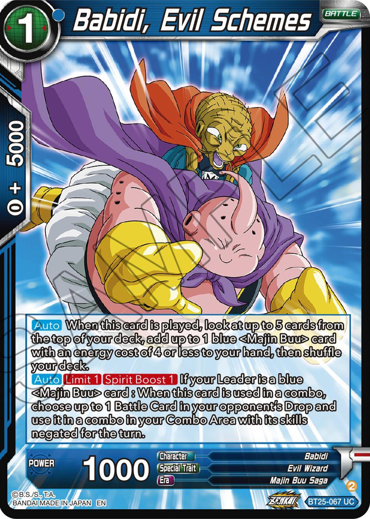 Babidi, Evil Schemes (BT25-067) [Legend of the Dragon Balls] | Devastation Store