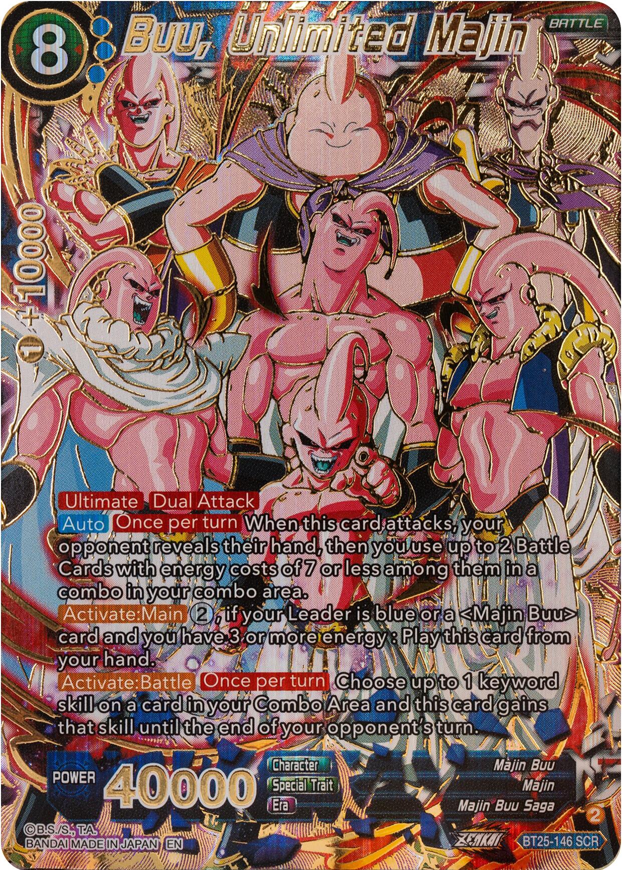 Buu, Unlimited Majin (BT25-146) [Legend of the Dragon Balls] | Devastation Store