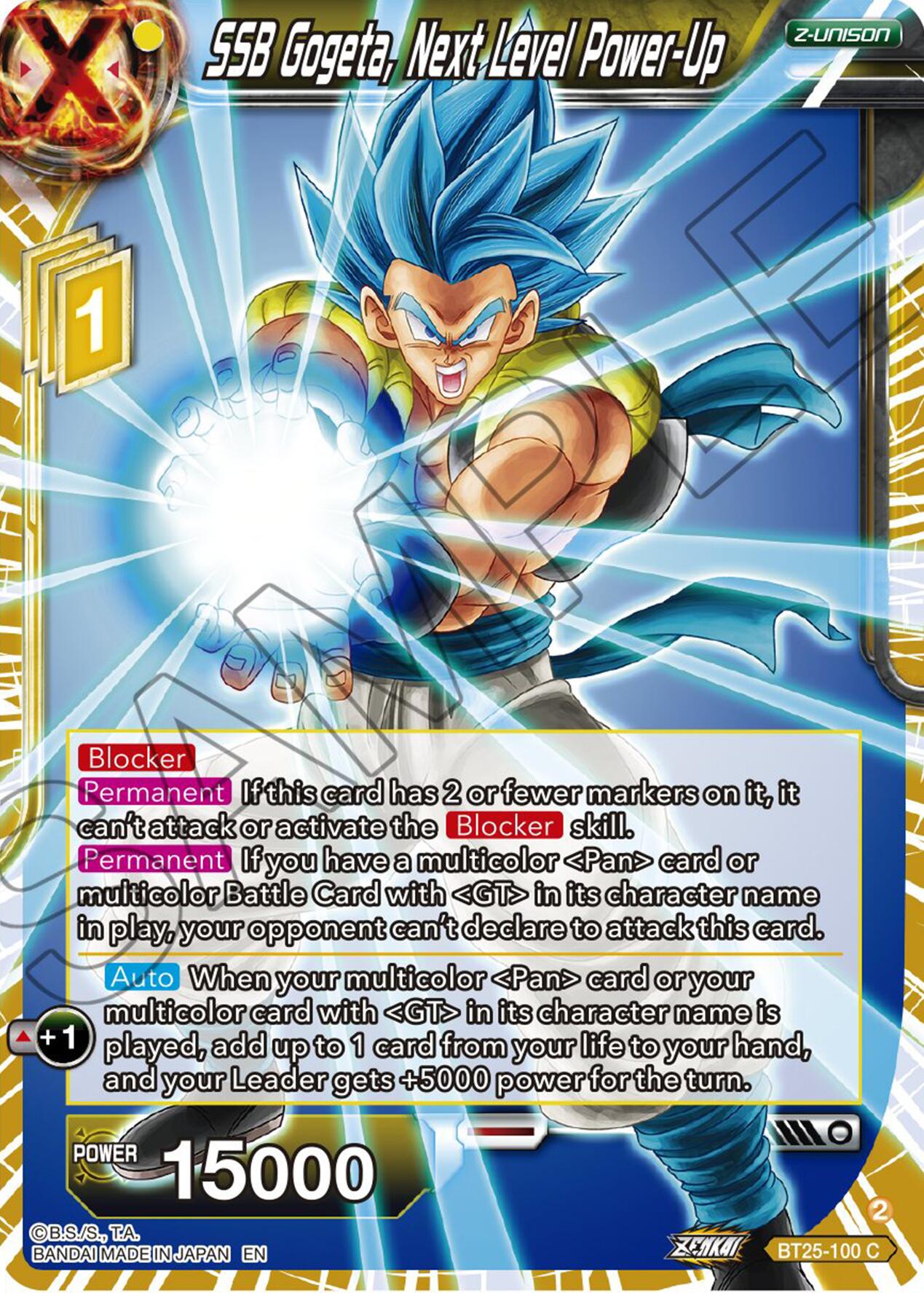 SSB Gogeta, Next Level Power-Up (BT25-100) [Legend of the Dragon Balls] | Devastation Store