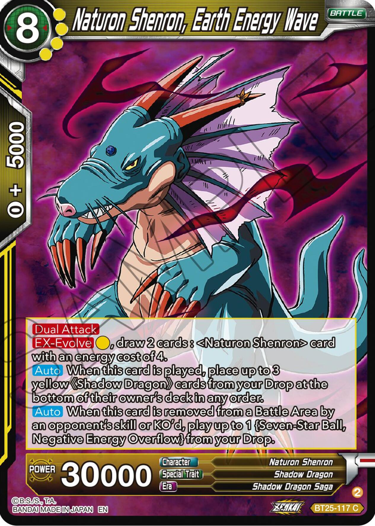 Naturon Shenron, Earth Energy Wave (BT25-117) [Legend of the Dragon Balls] | Devastation Store