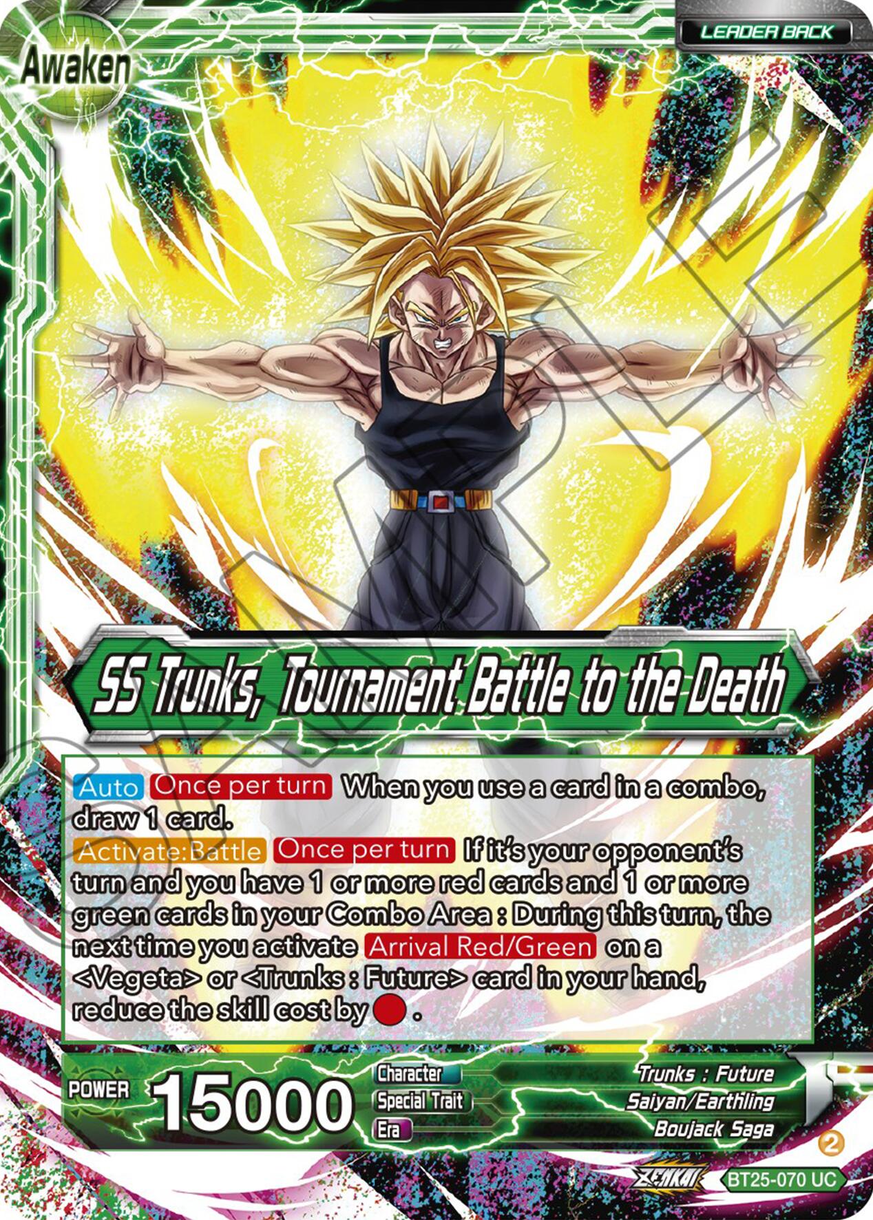 Trunks // SS Trunks, Tournament Battle to the Death (BT25-070) [Legend of the Dragon Balls] | Devastation Store