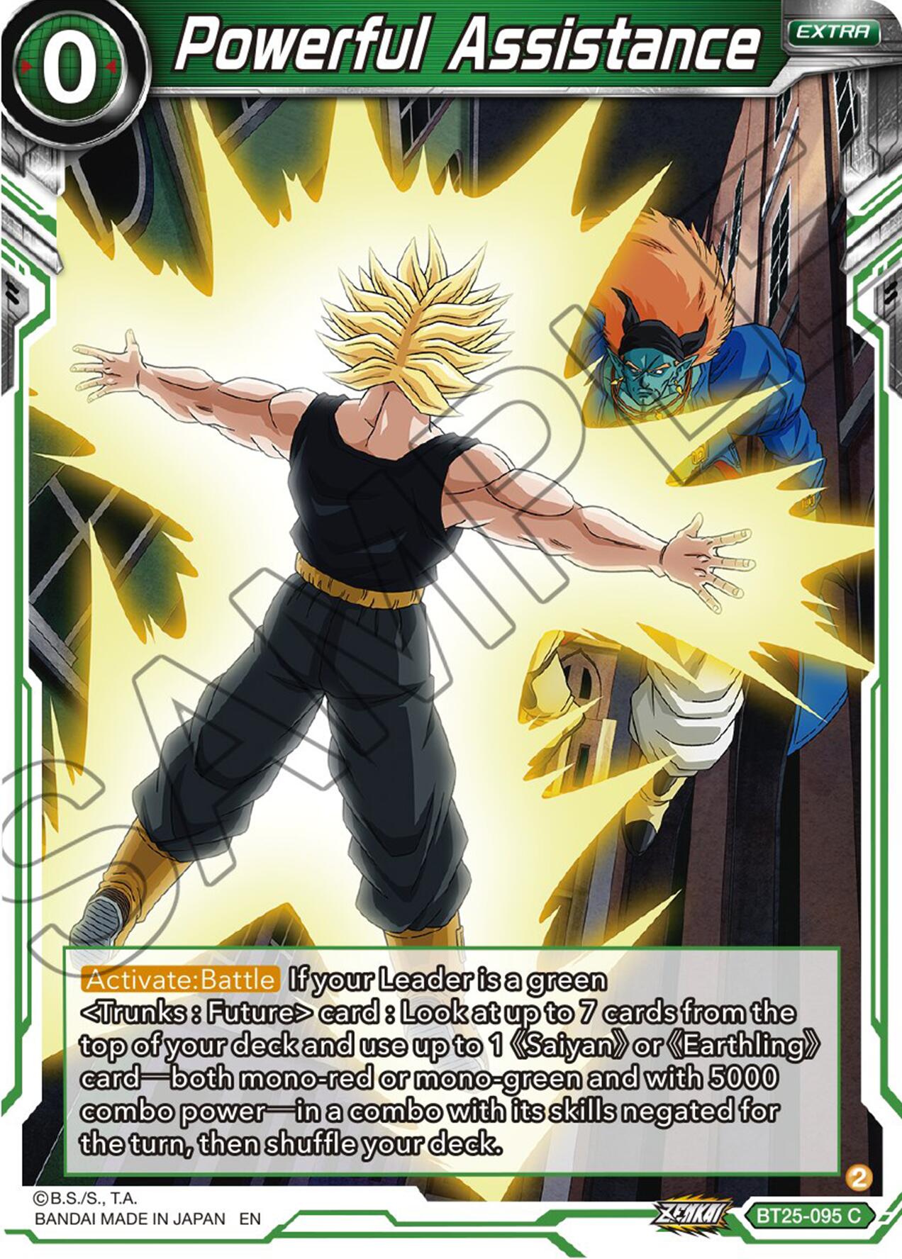 Powerful Assistance (BT25-095) [Legend of the Dragon Balls] | Devastation Store