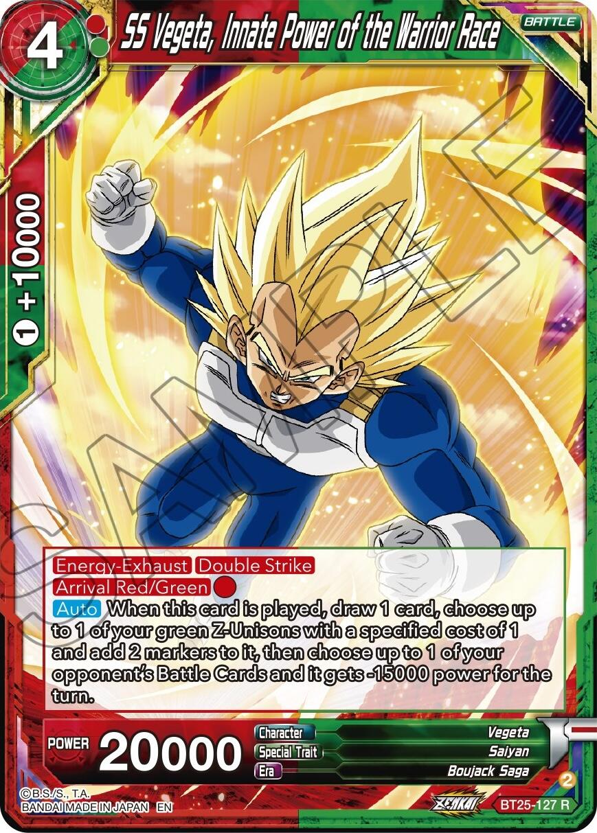 SS Vegeta, Innate Power of the Warrior Race (BT25-127) [Legend of the Dragon Balls] | Devastation Store