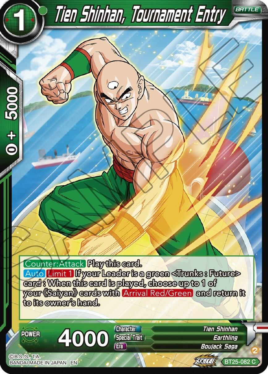 Tien Shinhan, Tournament Entry (BT25-082) [Legend of the Dragon Balls] | Devastation Store