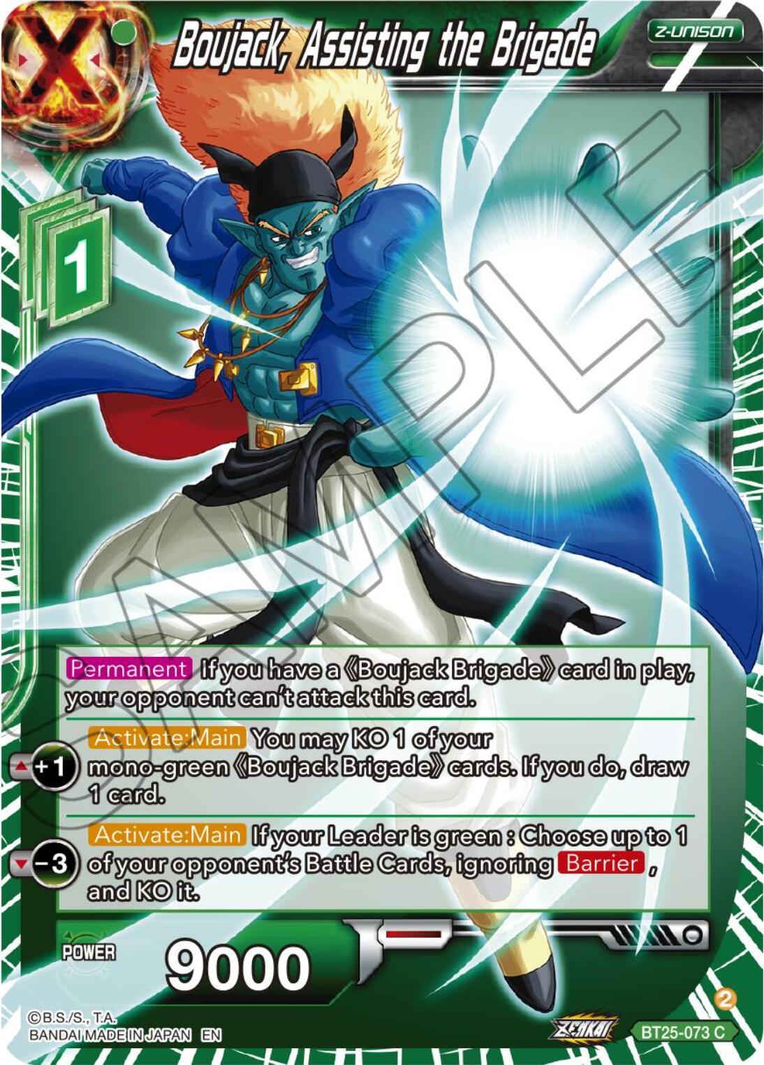 Boujack, Assisting the Brigade (BT25-073) [Legend of the Dragon Balls] | Devastation Store