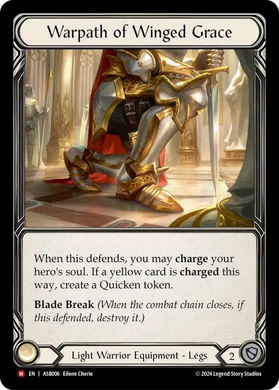 Warpath of Winged Grace [ASB006] (Armory Deck: Boltyn)  Rainbow Foil | Devastation Store