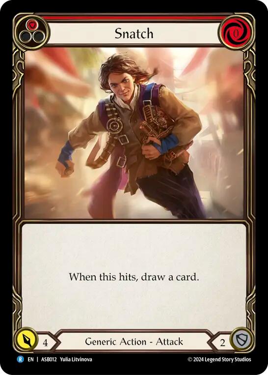 Snatch (Red) [ASB012] (Armory Deck: Boltyn) | Devastation Store