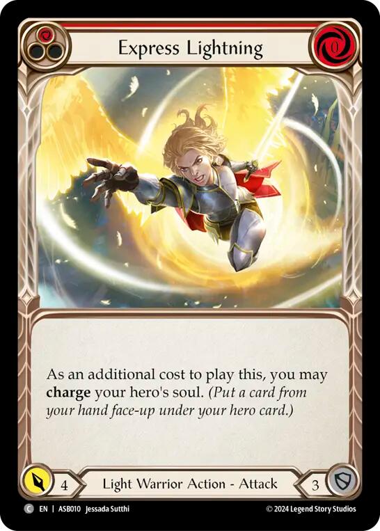Express Lightning (Red) [ASB010] (Armory Deck: Boltyn) | Devastation Store