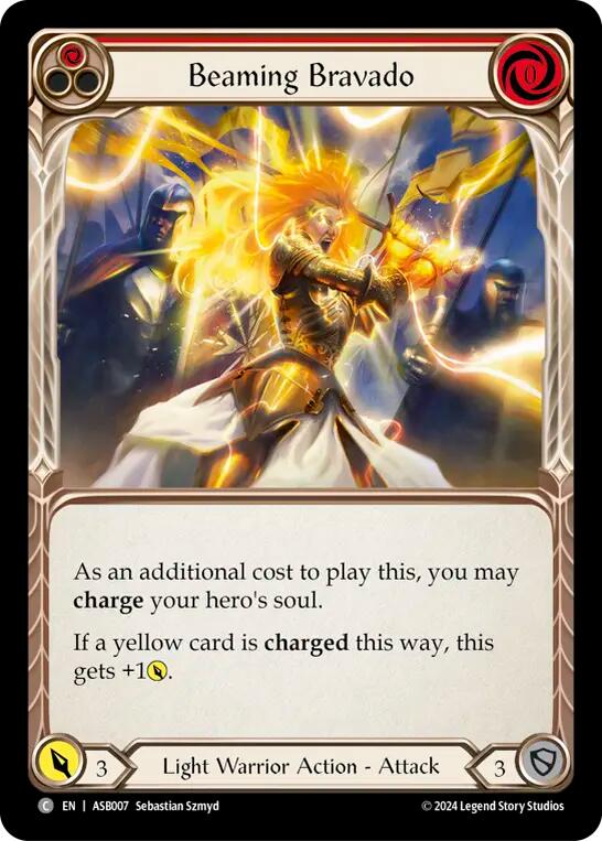 Beaming Bravado (Red) [ASB007] (Armory Deck: Boltyn) | Devastation Store