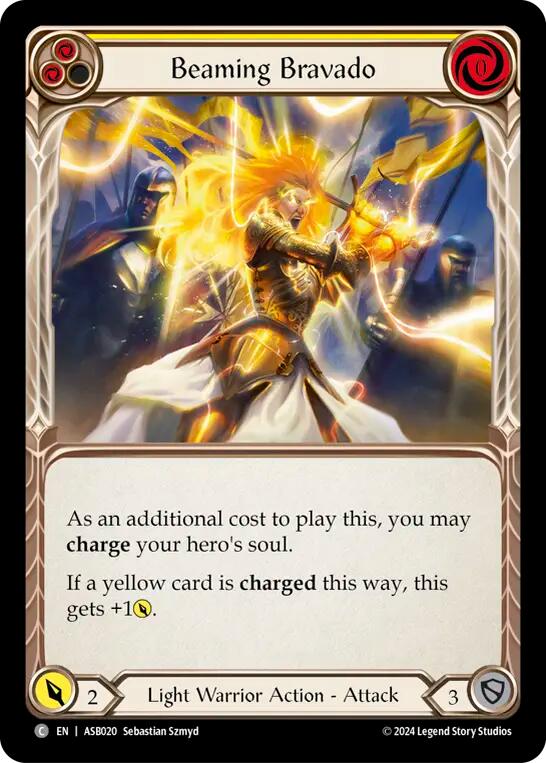 Beaming Bravado (Yellow) [ASB020] (Armory Deck: Boltyn) | Devastation Store