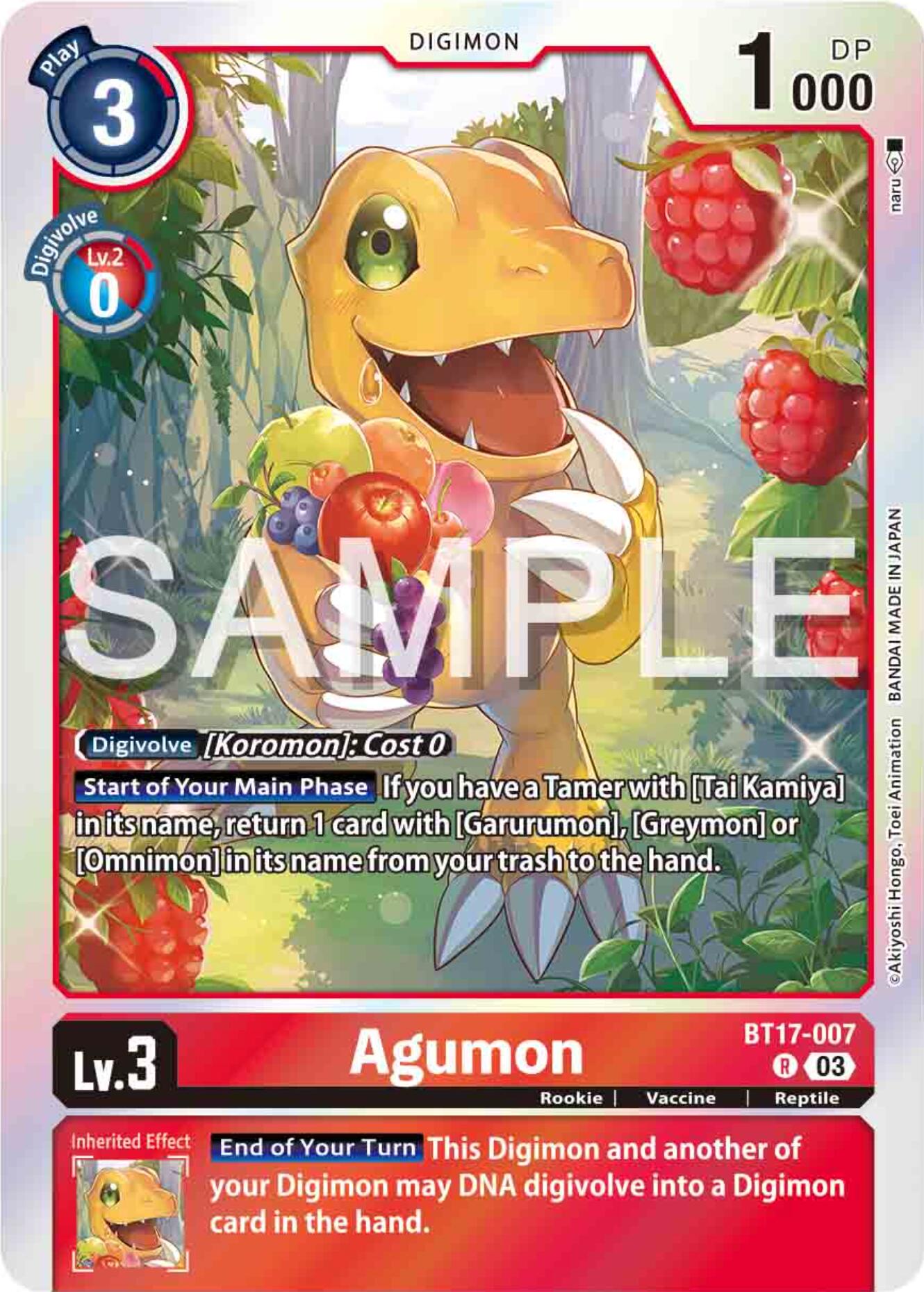 Agumon [BT17-007] [Secret Crisis] | Devastation Store